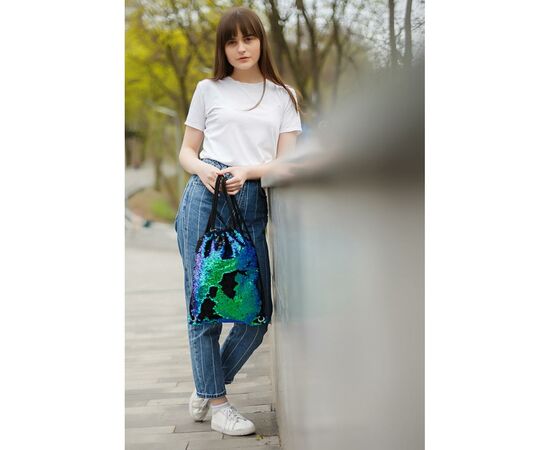 Сумка для обуви Yes Green Sequins (557661), изображение 3 Сумка для обуви Yes Green Sequins (557661), изображение 3
