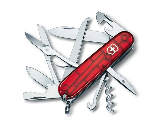 Нож Victorinox Huntsman Transparent Red (1.3713.T)
