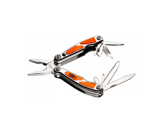 Мультитул Neo Tools mini, 10 елементів, з LED (01-027)