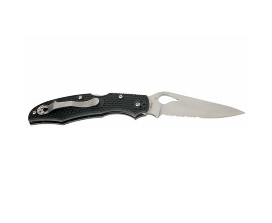Нож Spyderco Byrd Cara Cara 2, FRN, полусеррейтор (BY03PSBK2), изображение 2 Нож Spyderco Byrd Cara Cara 2, FRN, полусеррейтор (BY03PSBK2), изображение 2