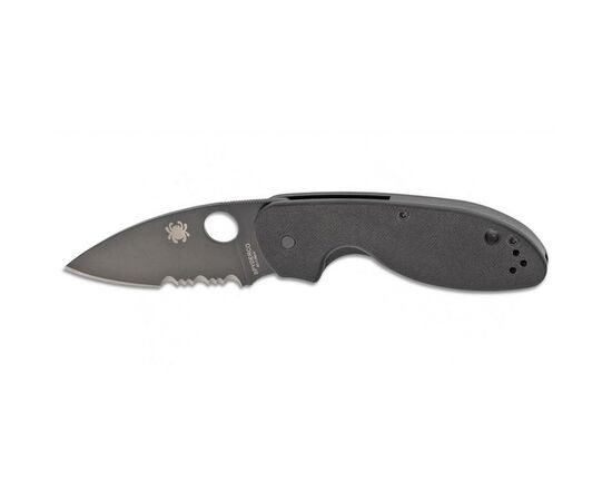 Нож Spyderco Efficent Black Blade Serrated (C216GPSBBK)