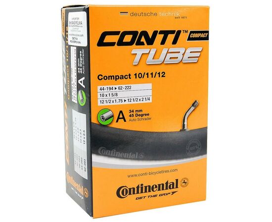 Велосипедна камера Continental Compact 10/11/12" 44-194 / 62-222 RE AV34mm (182211)