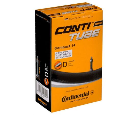 Велосипедна камера Continental Compact 14" 32-279 / 47-298 RE DV26mm (181081)