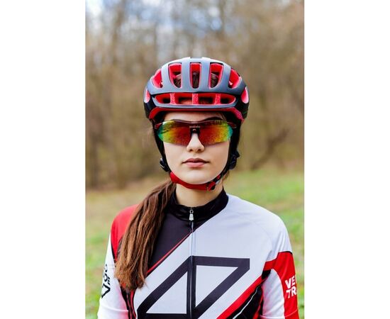 Шлем Velotrade СIGNA TT-4 чёрно-красный L (58-61см) (HEAD-024), изображение 2 Шлем Velotrade СIGNA TT-4 чёрно-красный L (58-61см) (HEAD-024), изображение 2