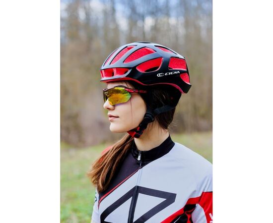 Шлем Velotrade СIGNA TT-4 чёрно-красный L (58-61см) (HEAD-024), изображение 3 Шлем Velotrade СIGNA TT-4 чёрно-красный L (58-61см) (HEAD-024), изображение 3