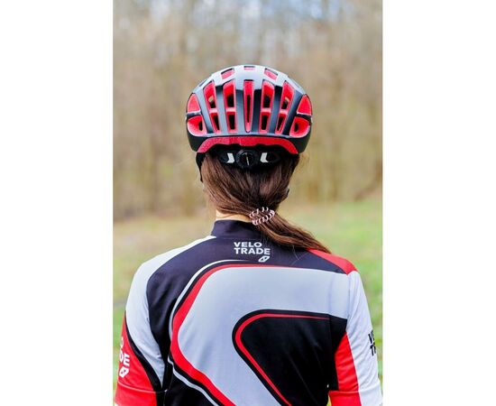 Шлем Velotrade СIGNA TT-4 чёрно-красный L (58-61см) (HEAD-024), изображение 4 Шлем Velotrade СIGNA TT-4 чёрно-красный L (58-61см) (HEAD-024), изображение 4