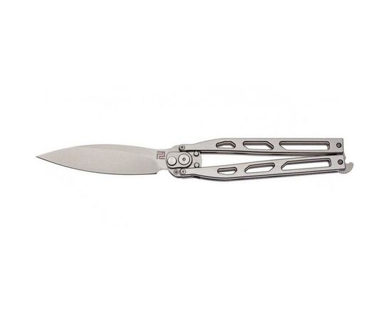 Ніж Artisan Kinetic Balisong, D2, Steel Silver (1823PL-ST)
