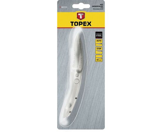 Нож Topex унiверсальний, лезо 80 мм, пружинний (98Z110), изображение 2