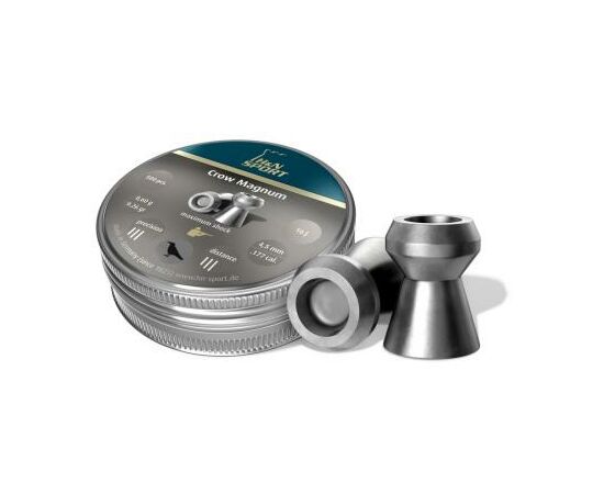 Пульки H&N Crow Magnum Diabolo 500 шт/уп (92224500005)