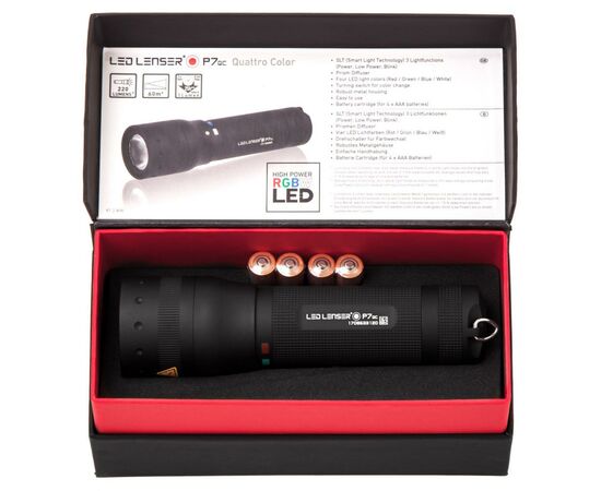 Фонарь LedLenser P7QC, 220/40 (9407Q), изображение 5 Фонарь LedLenser P7QC, 220/40 (9407Q), изображение 5