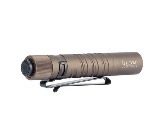 Фонарь Olight I3T EOS Desert Tan, изображение 2 Фонарь Olight I3T EOS Desert Tan, изображение 2