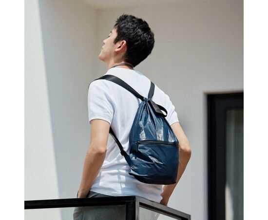 Рюкзак туристический Xiaomi RunMi 90 Points Lightweight Urban Drawstring Backpack Blue (6972125146144), изображение 4 Рюкзак туристический Xiaomi RunMi 90 Points Lightweight Urban Drawstring Backpack Blue (6972125146144), изображение 4