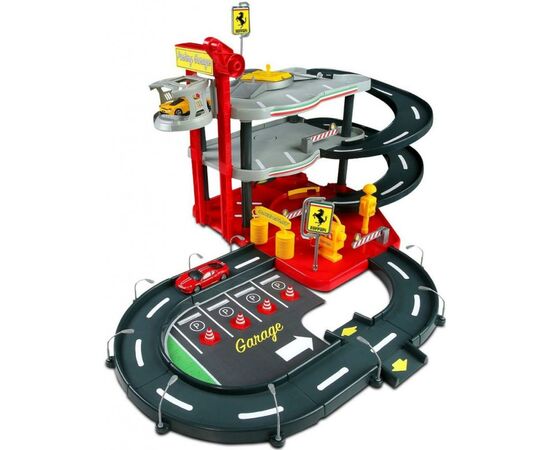 Ігровий набір Bburago Гараж Ferrari (3 уровня, 2 машинки 1:43) (18-31204)