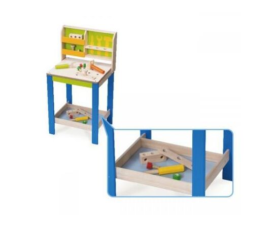 Игровой набор WonderWorld Стол плотника (WW-4560), изображение 4 Игровой набор WonderWorld Стол плотника (WW-4560), изображение 4