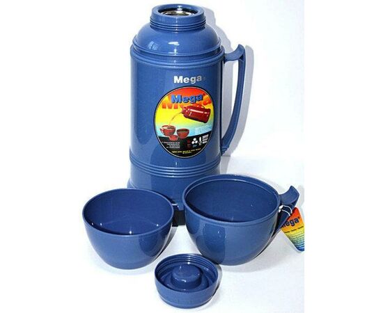 Термос Mega M ЕТ100Т, 1,0 л (0717040381081BLUE), изображение 2 Термос Mega M ЕТ100Т, 1,0 л (0717040381081BLUE), изображение 2