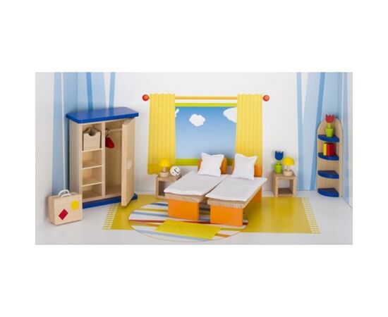 Игровой набор Goki Мебель для спальни (51745G), изображение 2 Игровой набор Goki Мебель для спальни (51745G), изображение 2
