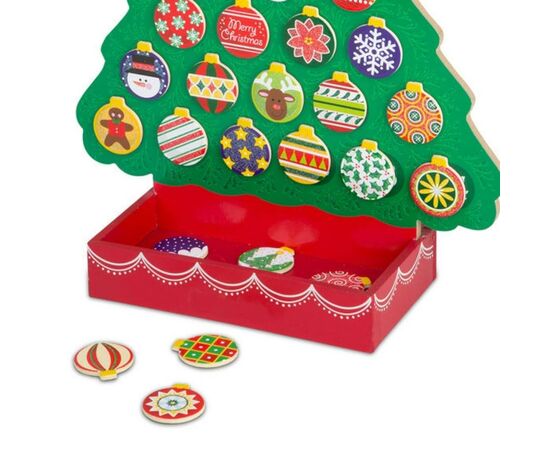 Игровой набор Melissa&Doug Новогодний деревянный магнитный календарь (MD13571), изображение 3 Игровой набор Melissa&Doug Новогодний деревянный магнитный календарь (MD13571), изображение 3