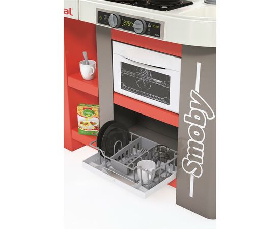 Игровой набор Smoby Интерактивная кухня Тефаль Студио Френч супер большая с аксе (311046), изображение 5 Игровой набор Smoby Интерактивная кухня Тефаль Студио Френч супер большая с аксе (311046), изображение 5
