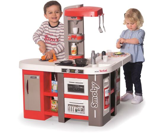 Игровой набор Smoby Интерактивная кухня Тефаль Студио Френч супер большая с аксе (311046), изображение 6 Игровой набор Smoby Интерактивная кухня Тефаль Студио Френч супер большая с аксе (311046), изображение 6