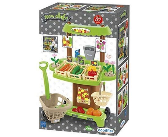 Ігровий набір Ecoiffier продуктовий супермаркет Органічні продукти (001741), зображення 3 Ігровий набір Ecoiffier продуктовий супермаркет Органічні продукти (001741), зображення 3