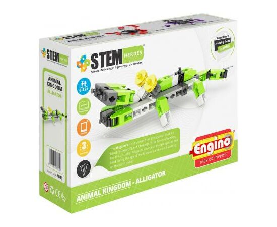 Конструктор Engino Stem Heroes Царство животных: Аллигатор (SH13)
