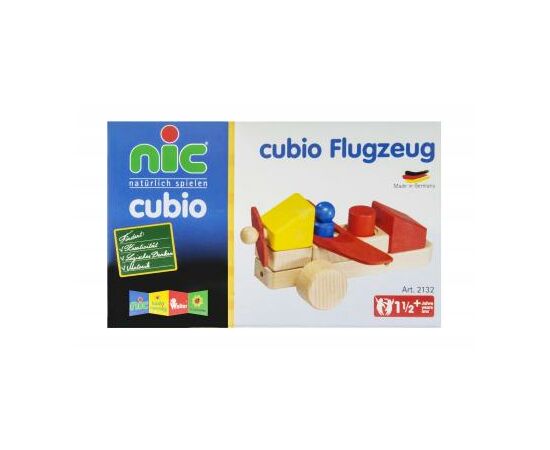 Конструктор Nic cubio деревянный Самолет (NIC2132)