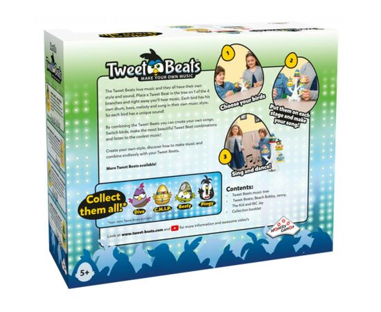 Интерактивная игрушка Tweet beats Play Figures Base (10000), изображение 3 Интерактивная игрушка Tweet beats Play Figures Base (10000), изображение 3