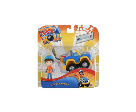 Игровой набор Rev&Roll Рев и Рамбл DieCast рев и Рамбл (EU881011), изображение 7 Игровой набор Rev&Roll Рев и Рамбл DieCast рев и Рамбл (EU881011), изображение 7