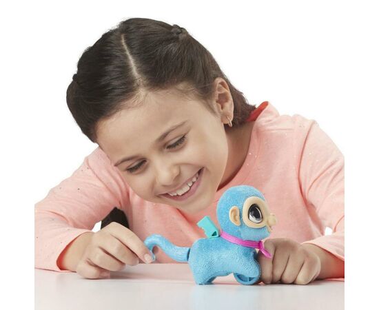 Интерактивная игрушка Hasbro Furreal Friends Маленький питомец на поводке Обезьянка (E3503_E4777), изображение 4 Интерактивная игрушка Hasbro Furreal Friends Маленький питомец на поводке Обезьянка (E3503_E4777), изображение 4
