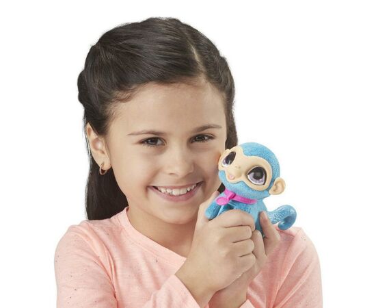 Интерактивная игрушка Hasbro Furreal Friends Маленький питомец на поводке Обезьянка (E3503_E4777), изображение 5 Интерактивная игрушка Hasbro Furreal Friends Маленький питомец на поводке Обезьянка (E3503_E4777), изображение 5