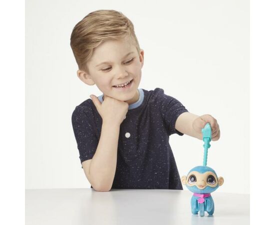 Интерактивная игрушка Hasbro Furreal Friends Маленький питомец на поводке Обезьянка (E3503_E4777), изображение 6 Интерактивная игрушка Hasbro Furreal Friends Маленький питомец на поводке Обезьянка (E3503_E4777), изображение 6