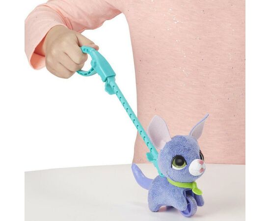 Интерактивная игрушка Hasbro Furreal Friends Маленький питомец на поводке Щенок синий (E3503_E4775), изображение 3 Интерактивная игрушка Hasbro Furreal Friends Маленький питомец на поводке Щенок синий (E3503_E4775), изображение 3
