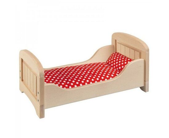 Игровой набор Goki Кроватка для кукол (натуральное) (51701G)