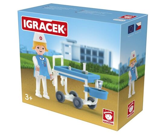 Игровой набор Igracek EFKO Набор медика большой с аксессуарами (21213), изображение 2 Игровой набор Igracek EFKO Набор медика большой с аксессуарами (21213), изображение 2