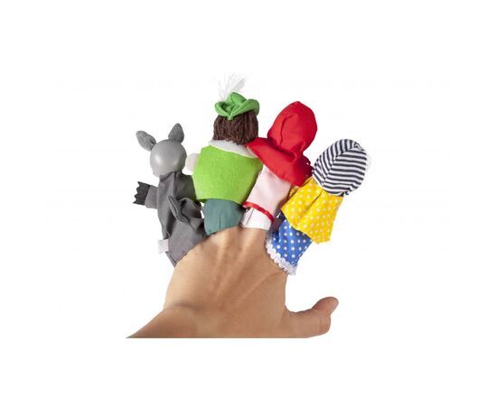 Игровой набор Goki Набор кукол для зажима театра Красная шапочка (51898G), изображение 3 Игровой набор Goki Набор кукол для зажима театра Красная шапочка (51898G), изображение 3