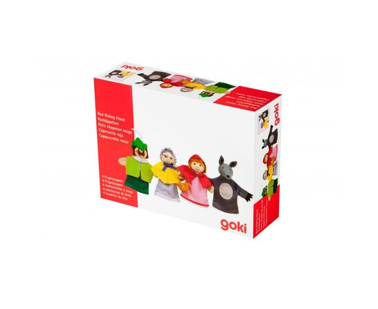 Игровой набор Goki Набор кукол для зажима театра Красная шапочка (51898G), изображение 6 Игровой набор Goki Набор кукол для зажима театра Красная шапочка (51898G), изображение 6