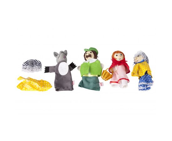 Игровой набор Goki Набор кукол для зажима театра Красная шапочка (51898G)