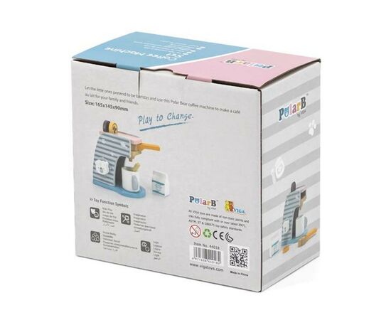 Игровой набор Viga Toys кулинара PolarB Кофемашина (44018), изображение 7