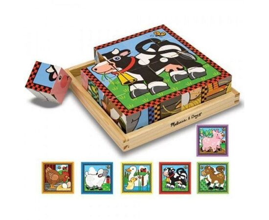 Кубики Melissa&Doug Ферма (MD775)