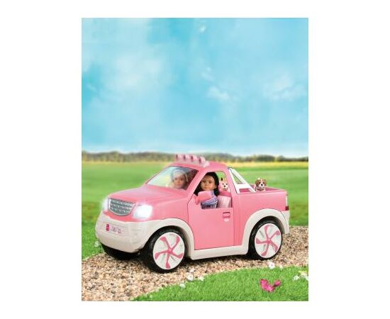 Аксессуар к кукле Lori Джип розовый с FM радио (LO37033Z), изображение 3 Аксессуар к кукле Lori Джип розовый с FM радио (LO37033Z), изображение 3