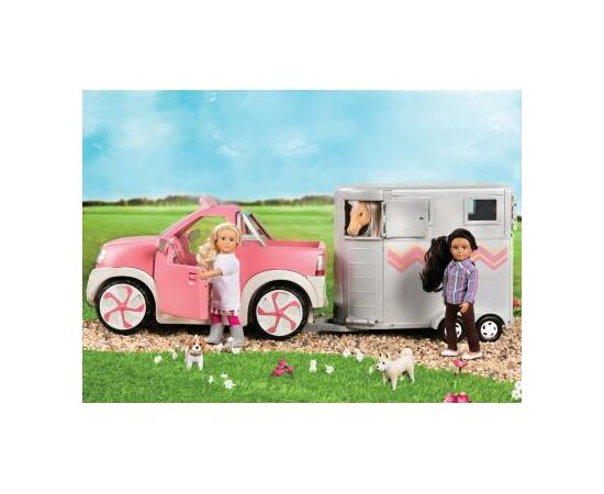 Аксессуар к кукле Lori Джип розовый с FM радио (LO37033Z), изображение 4 Аксессуар к кукле Lori Джип розовый с FM радио (LO37033Z), изображение 4