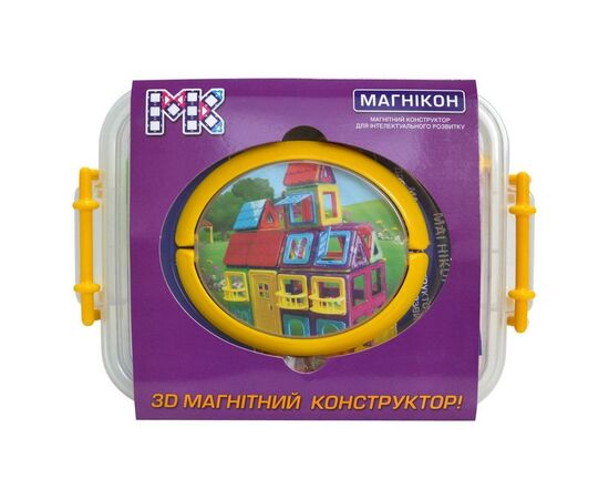 Конструктор Магнікон 84 детали Plastic box (МK-84), изображение 5 Конструктор Магнікон 84 детали Plastic box (МK-84), изображение 5