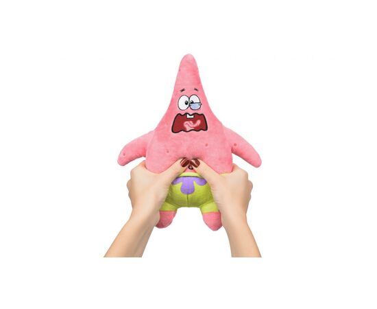 Мягкая игрушка Sponge Bob Exsqueeze Me Plush Patrick Burp со звуком (EU690903), изображение 4 Мягкая игрушка Sponge Bob Exsqueeze Me Plush Patrick Burp со звуком (EU690903), изображение 4