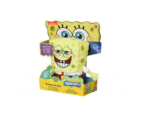 Мягкая игрушка Sponge Bob Exsqueeze Me Plush SpongeBob Fart со звуком (EU690902), изображение 5 Мягкая игрушка Sponge Bob Exsqueeze Me Plush SpongeBob Fart со звуком (EU690902), изображение 5