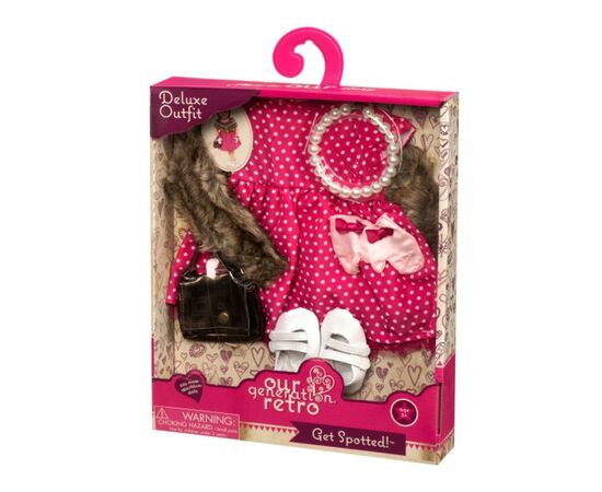 Аксессуар к кукле Our Generation Набор одежды Ретро Шик (BD60009Z), изображение 2