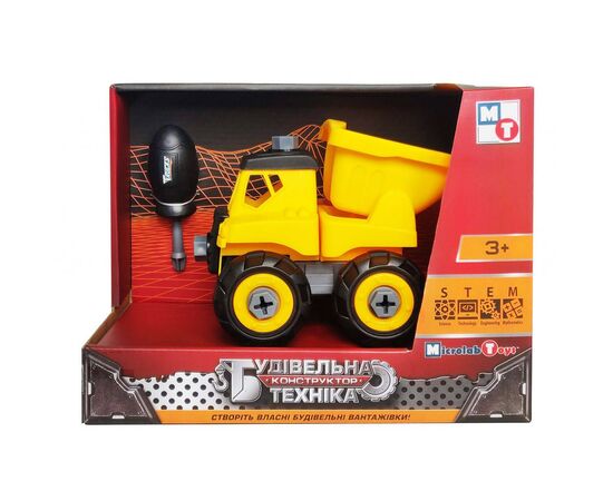 Конструктор Microlab Toys Строительная техника - грузовик (MT8906А), изображение 2 Конструктор Microlab Toys Строительная техника - грузовик (MT8906А), изображение 2