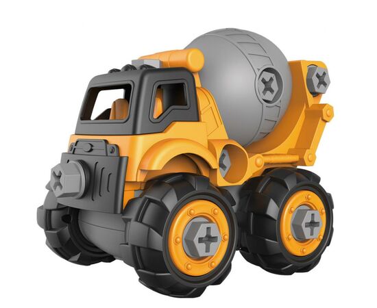 Конструктор Microlab Toys Строительная техника - бетономешалка (MT8908)