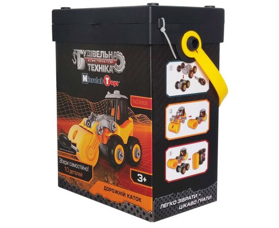 Конструктор Microlab Toys Строительная техника - дорожный каток (MT8909), изображение 3 Конструктор Microlab Toys Строительная техника - дорожный каток (MT8909), изображение 3