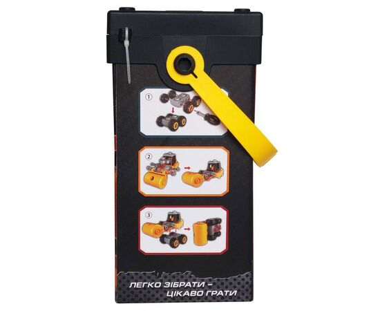 Конструктор Microlab Toys Строительная техника - дорожный каток (MT8909), изображение 4 Конструктор Microlab Toys Строительная техника - дорожный каток (MT8909), изображение 4