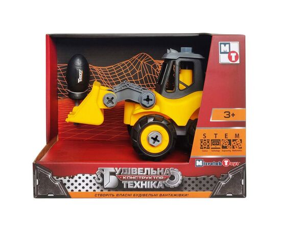 Конструктор Microlab Toys Строительная техника - трактор (MT8910А), изображение 2 Конструктор Microlab Toys Строительная техника - трактор (MT8910А), изображение 2
